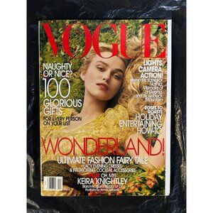 Vintage American Vogue Magazine December 2005 Keira Knightley